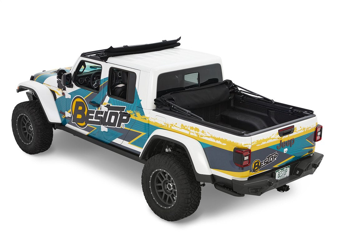 Bestop Fully Integrated Bow System Truck Cap 77326-35 - Supertop 20-21 Gladiat