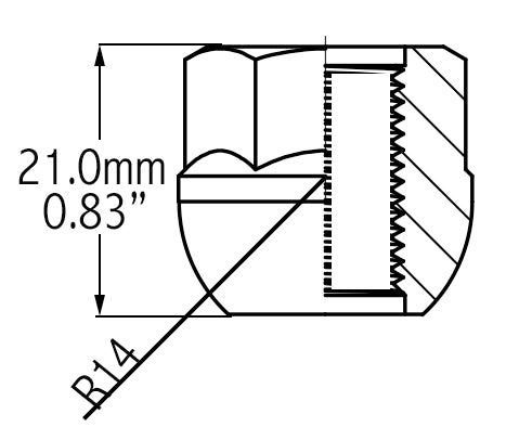 Revolution 691145 Lug Nut