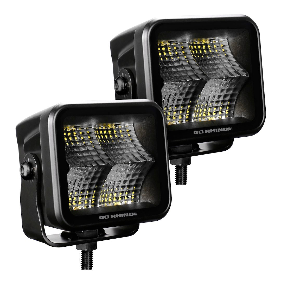 GO Rhino 750400321FCS Driving/ Fog Light - Black 3XL