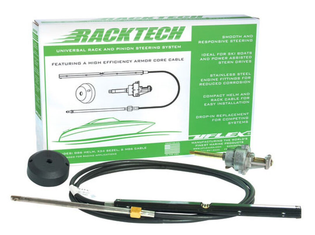 Uflex USA RACKTECH14 Smooth and responsive steering - 14 Rack Pinion System Dist