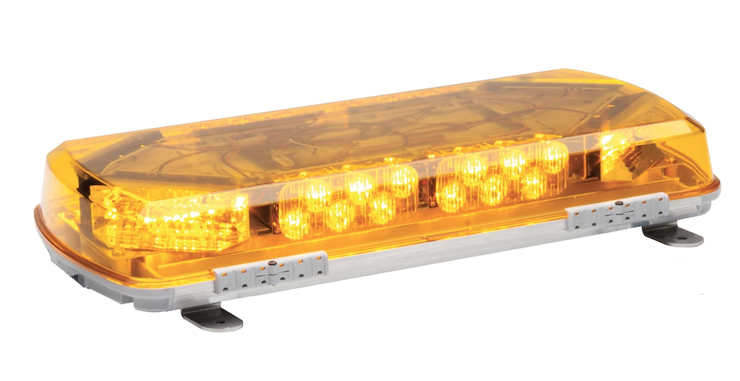 Whelen Four Corner Linear-LED® Modules Warning Light MC16PM - Blue Mini Century 16 AMB Perm