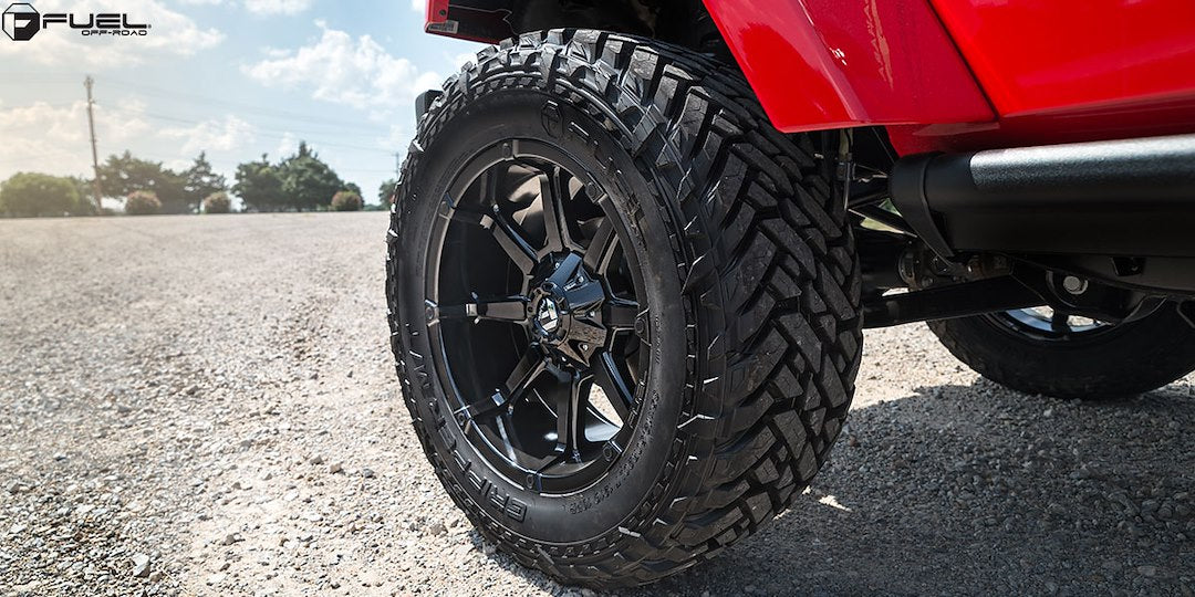 Fuel Offroad With Fuel Logo Center Cap Wheel D57520002645 - Black D575 20X10 5X4.5 5.0 GL-Black -24MM