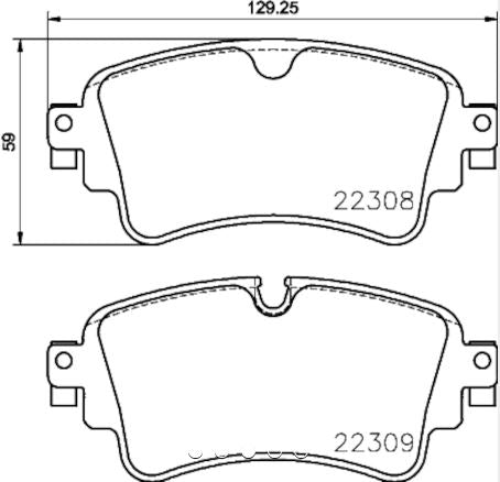 Hella Maximum Durability And Comfort Brake Pad 355024791 - Set Disc