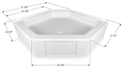 Icon 15232 - Shower Pan NSB3232-PW