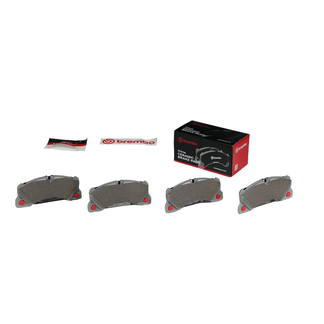 Brembo Premium Low-Met OE Equivalent Pad Brake Pad P65017N - Disc Set