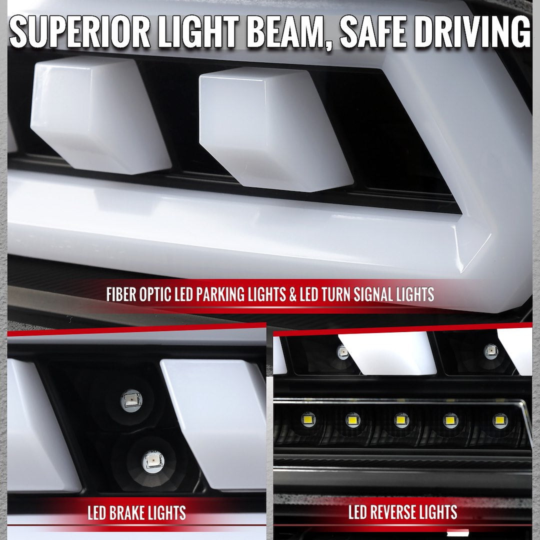 Spec-D Tunin All LED Bulbs Are Provided Tail Light Assembly LT-CMR14Jmled-SQ-TM - Chevrolet Camaro Full Ligh