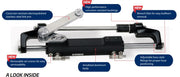 Uflex USA No Supplier Warranty Boat Steering System Cylinder UC128TS-2 - UC128TS Version Hyd Cyl
