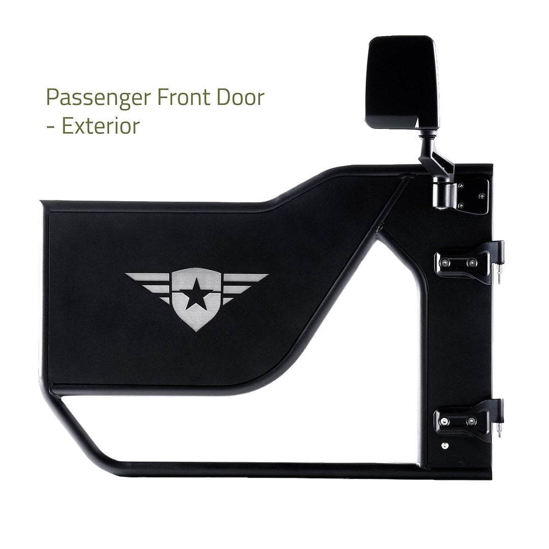 Combat Offrd Easy To Install Door 25-1046 - Jeep JL JLU Mission Doors Front