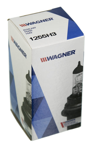 Wagner High Grade Filament And Glass Driving/ Fog Light Bulb 1255/H3 - Standard Capsule Halogen Box