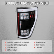 Spec-D Tunin LT-F15021JMBSM-SQ-RS Tail Light Assembly