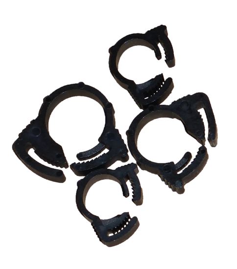 Helix Racing 111-2016 Constructed From Nylon - 16PC Assort. Ratchet Clamps