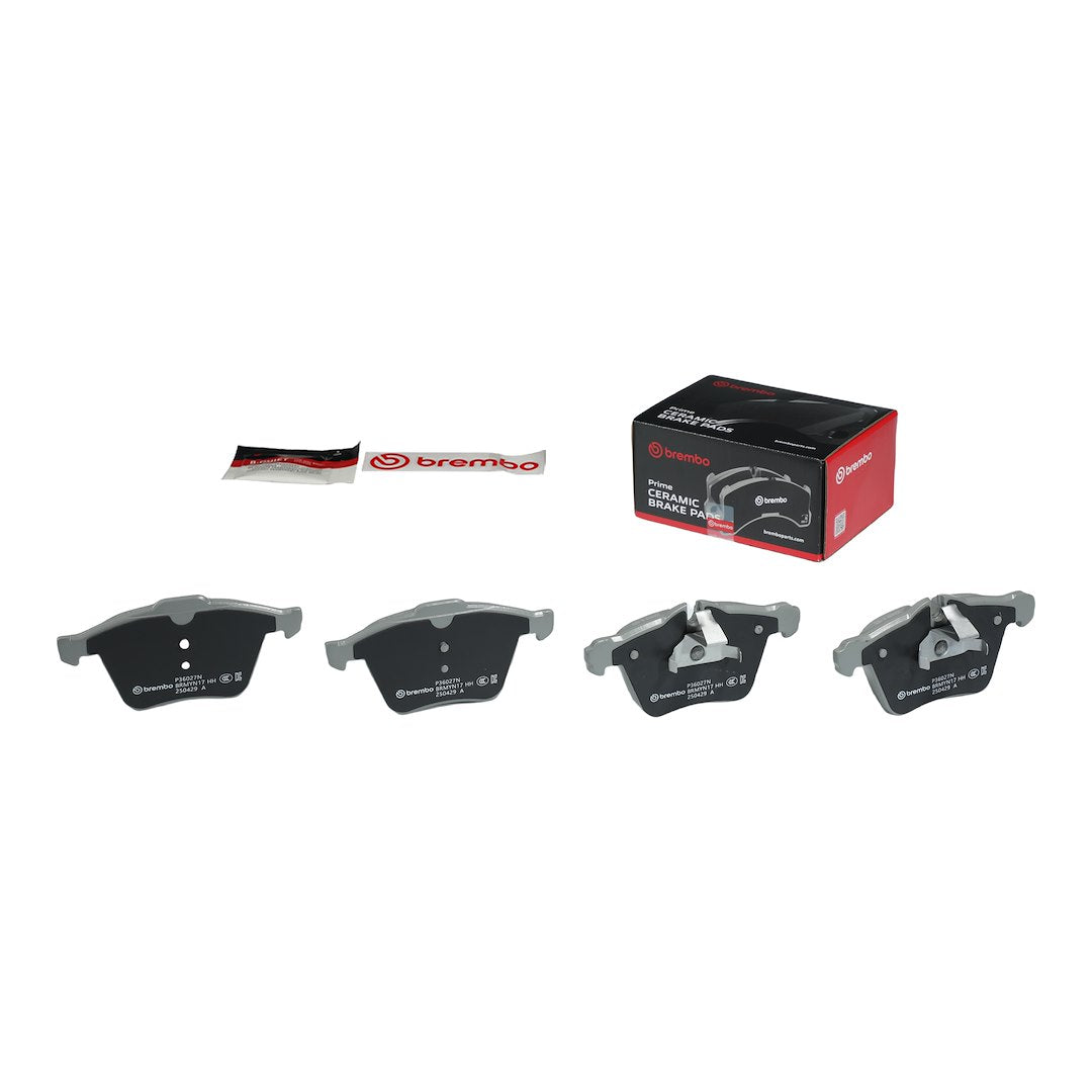 Brembo Premium Low-Met OE Equivalent Pad Brake Pad P36027N - Disc Set