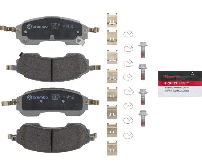 Brembo Ensures Comfort And Brembo Quality Brake Pad P24254N - Discbrakepadset Naoceramic