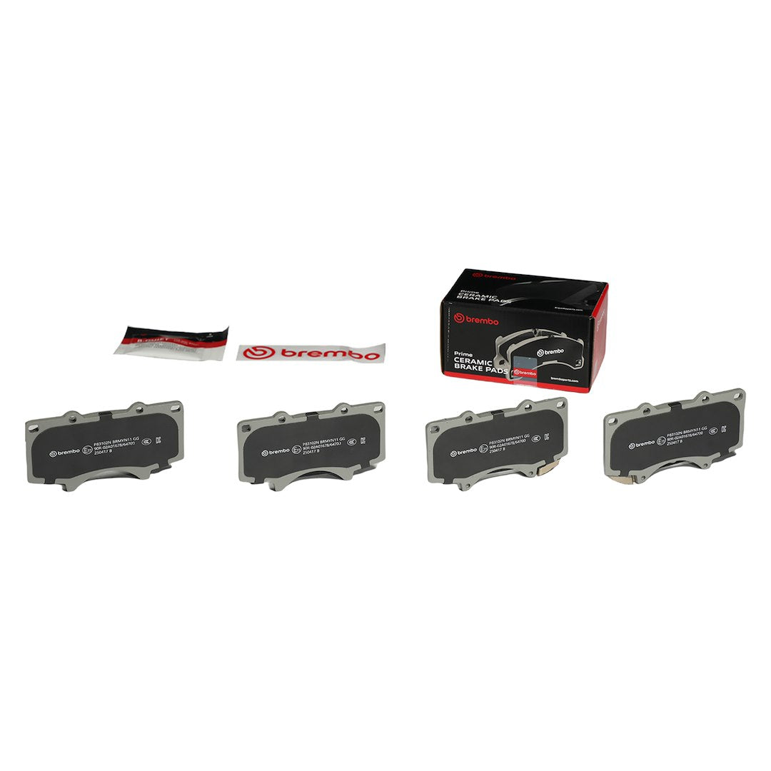 Brembo Premium Low-Met OE Equivalent Pad Brake Pad P83102N