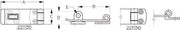 SEA DOG Made In USA Lock Hasp 221135-1 - Stainless Heavy Duty