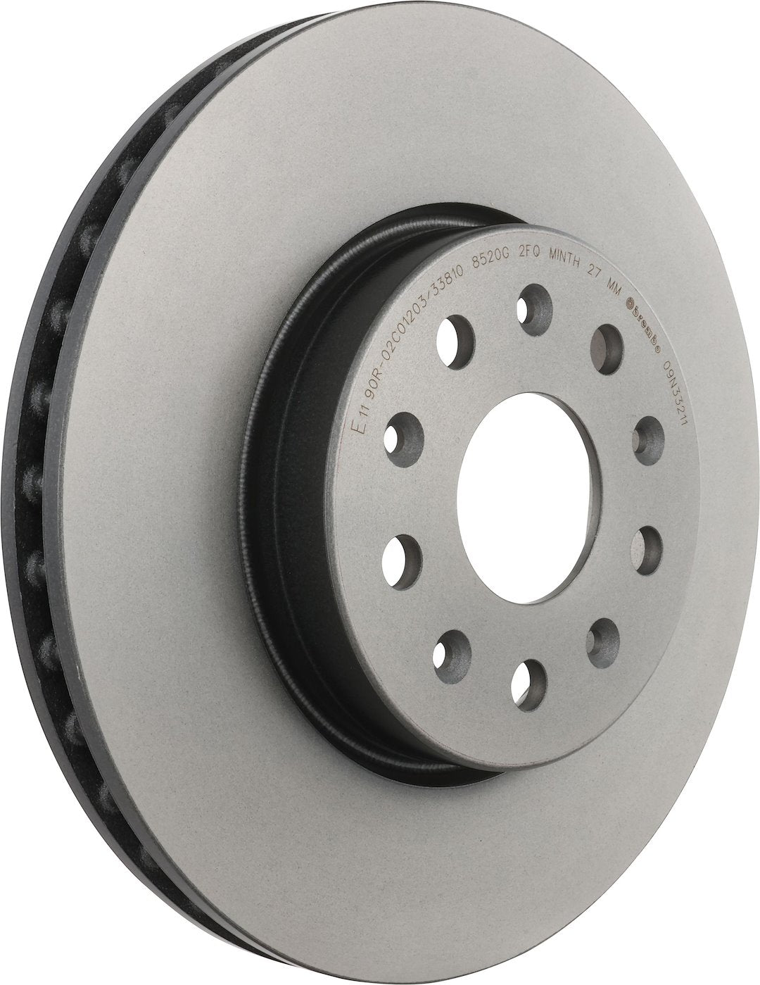 Brembo Rust-Resistant Coating Brake Rotor 09N33211C02 - Disc
