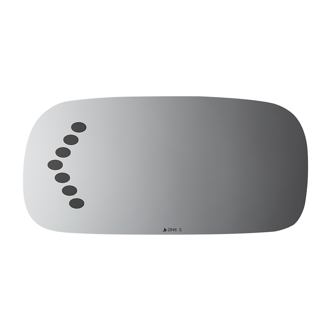 Burco Mirror Smooth Edges For Safety Exterior Mirror Glass 2846S - Mirror Side View Signal