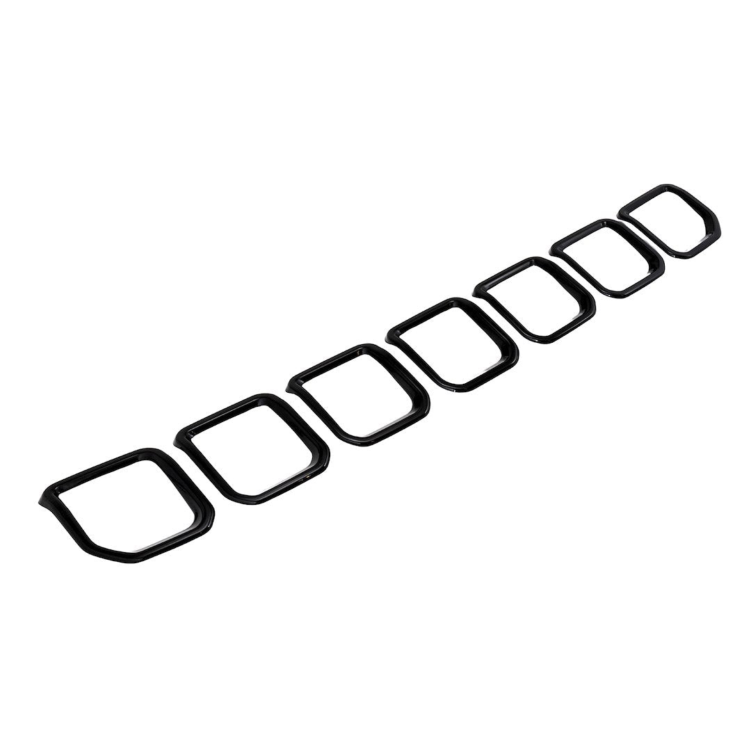 Coast2Coast Limited Lifetime Warranty Grille Insert GI194Black - Glossy Black GI 22-25 Compass 7PC GI194BLK