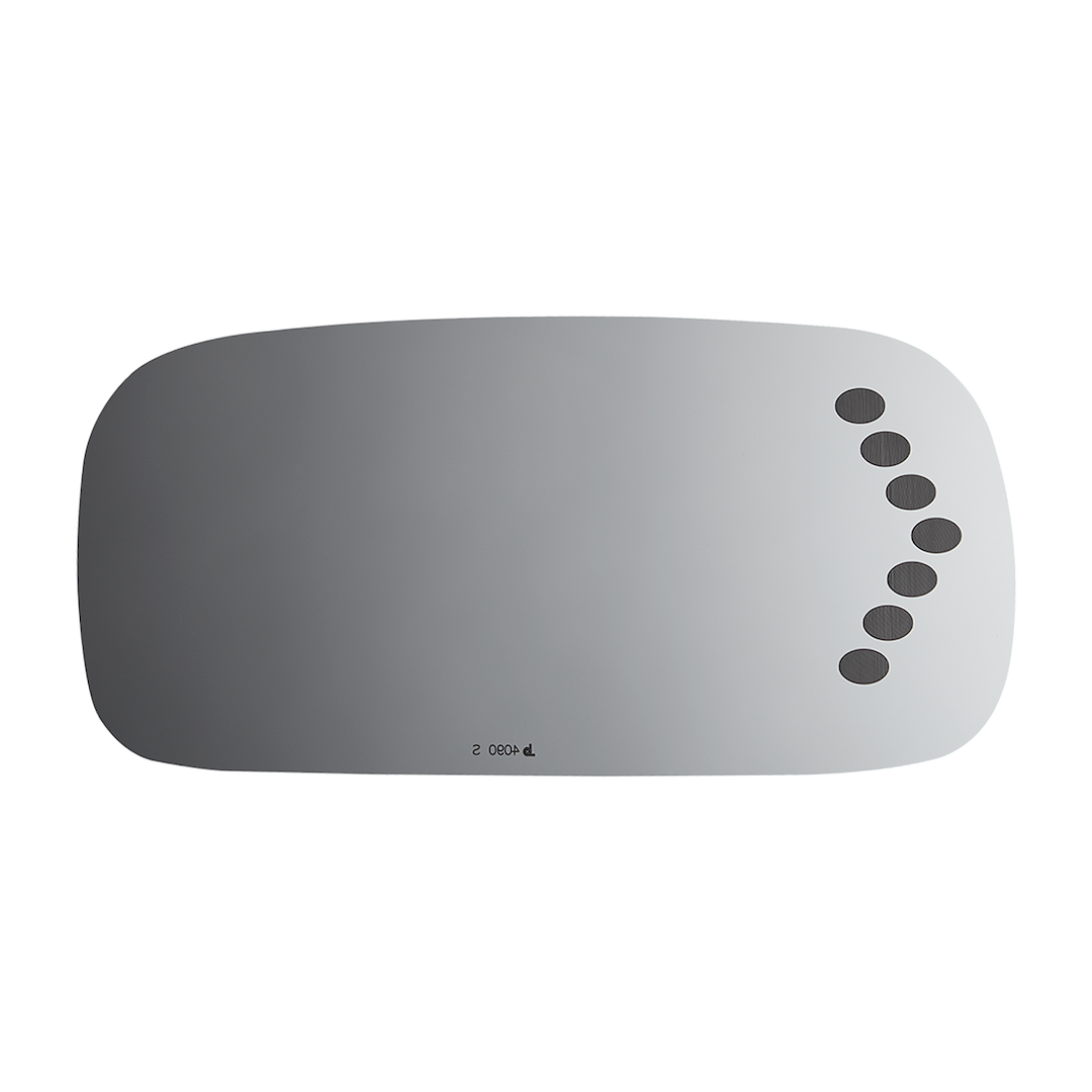 Burco Mirror Smooth Edges For Safety Exterior Mirror Glass 4090S - Mirror Side View Signal
