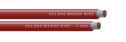 SEA DOG 8006022 - Red Awg 100FT Battery Cable