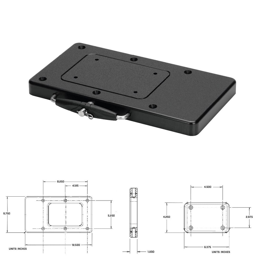 Minn Kota Designed For Use In Freshwater Trolling Motor Mount 1854021 - MKA-21 Quick Release Bracket