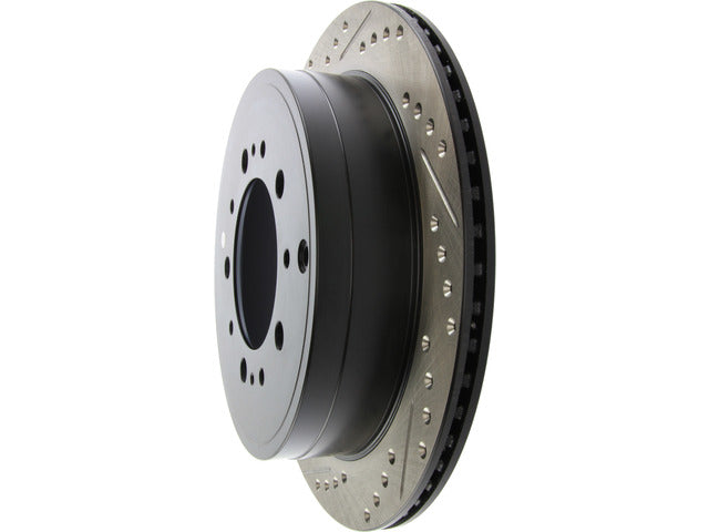 Stop Tech European Style Brake Pad Brake Rotor 127.44157R - Slotted Drilled Rotr