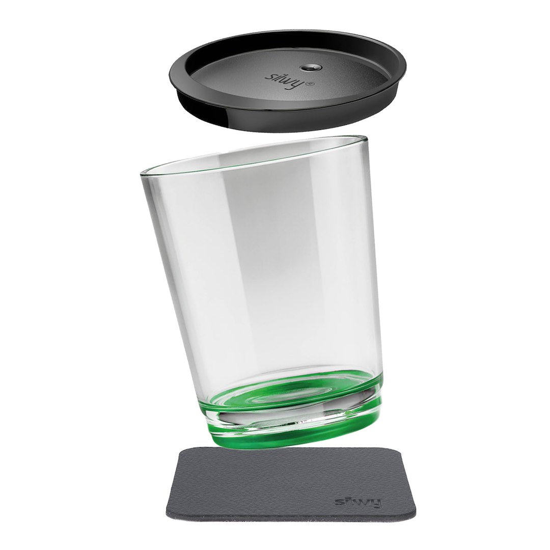 Silwy Magnet S025-1504-1 Drinking Glass - Green