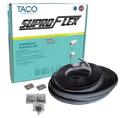Taco Metals Features Predrilled For Fasteners Boat Rub Rail V11-9991BBK60-2 - Supro-Flex RR Kit Insert Overl