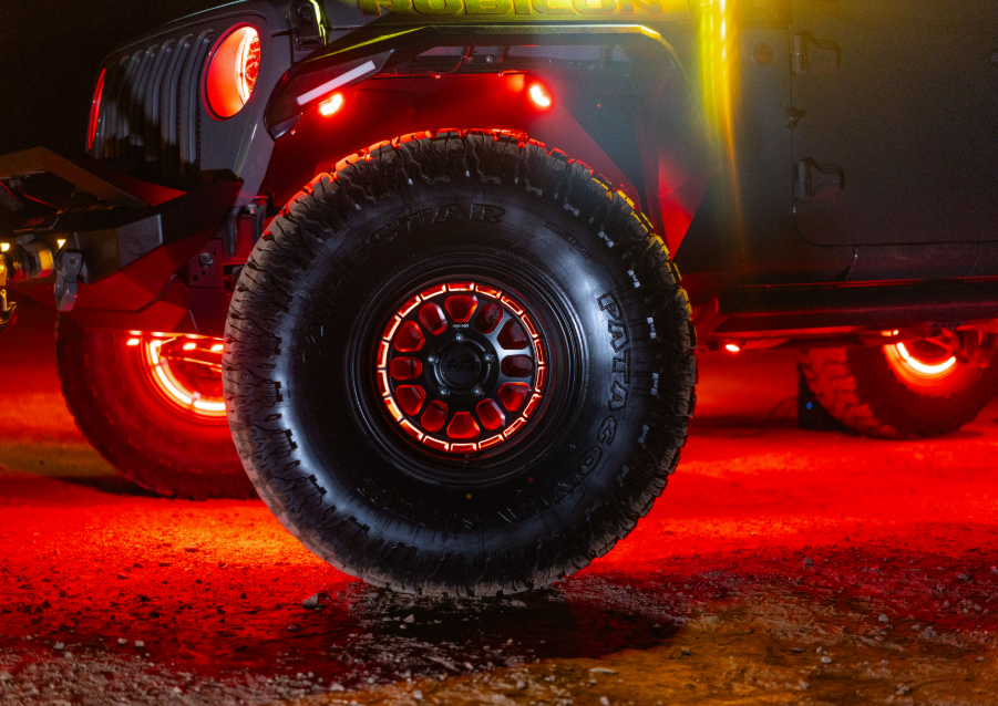Racesport LT Featuring High-Quality RGBW LEDs Underbody Light Kit RSCWL10 - 14-18Inch Adjustable Wheel
