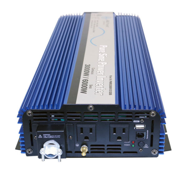 Aims Power Run Equipment At Peak Efficiency Power Inverter Pwri300012120S - 3000W Pure Sine Wave