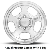 M.T. Wheel Classic Step Lip Design 276991 - 17X12 5X5 4.25 MT Canyon Polished