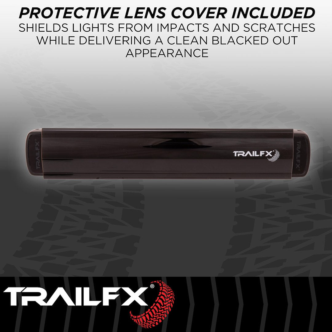 Trailfx Limited Lifetime Warranty Light Bar 10SRBKCM - 10IN SR 9X5W BK Combo BK Cvr