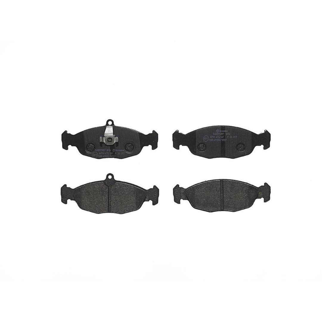 Brembo Premium Low-Met OE Equivalent Pad Brake Pad P36017 - Disc Set