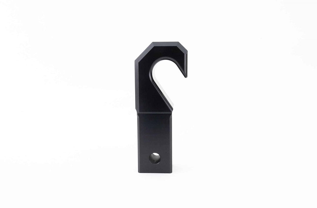 Weigh Safe Raw Machined Finish Tow Hook WS-HK-CER-BLA - Black Cerakote Towing Recovery