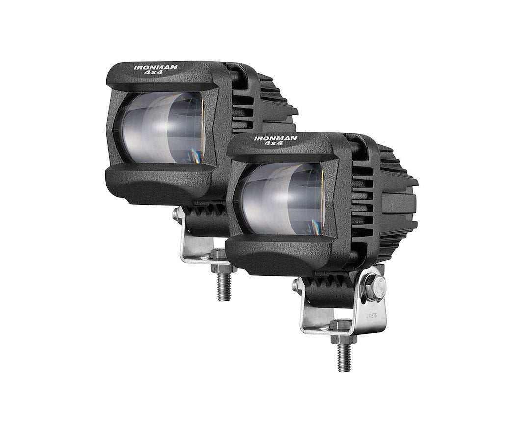 Ironman 4X4 Easy To Install Driving/ Fog Light IFL0201W - White 10W Led Lights 2-PAC