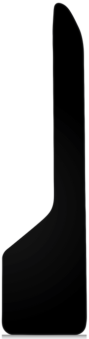 Plasticolor 17050R01 Patented fiberglass reinforced process - Big Jon 12X48 Mud Flap