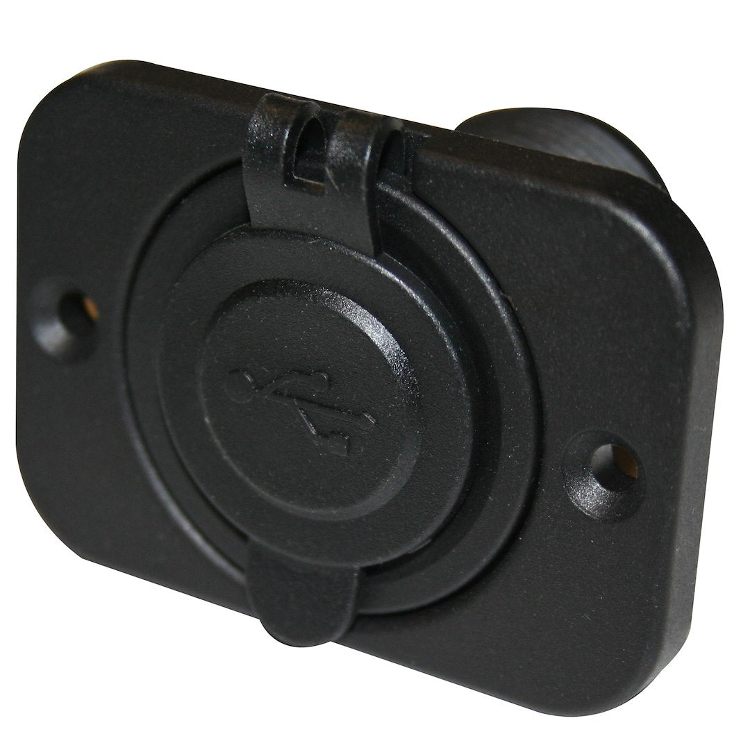 Bulldog Winc Water-Tight Cap With Tether USB Outlet 20287 - Power Socket Dual 5V 1A