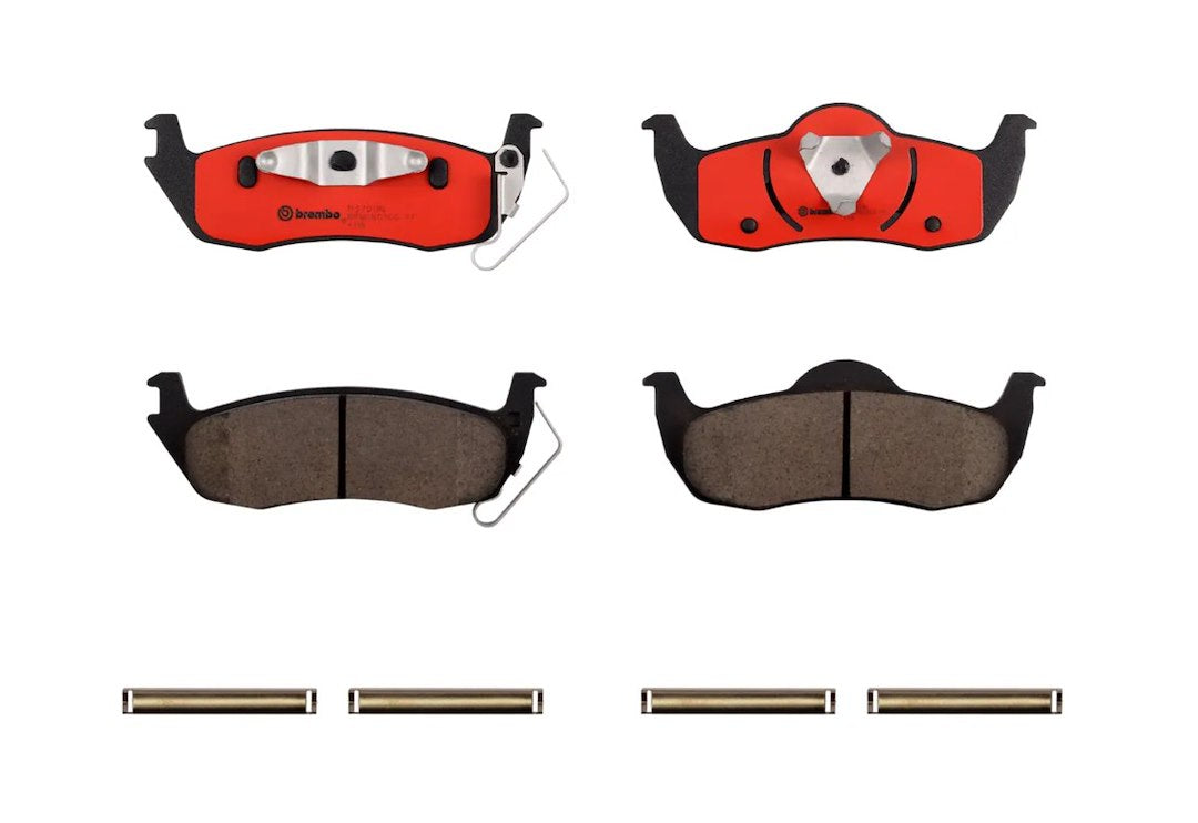 Brembo Premium Low-Met OE Equivalent Pad Brake Pad P37011N - Disc Set