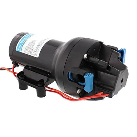 Jabsco Diaphragm Design Allows Dry Running Fresh Water Pump P501J-115S-3A - Parmax HD5 12V 5GPM 40PSI