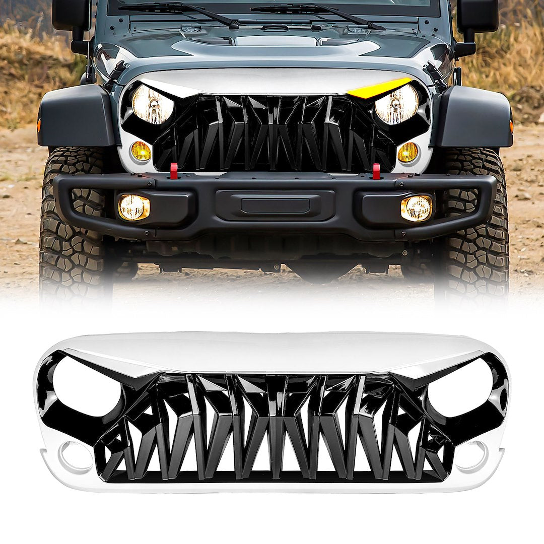 American MOD Simple Installation Grille Amjpaa00147 - White Black Shark Drl