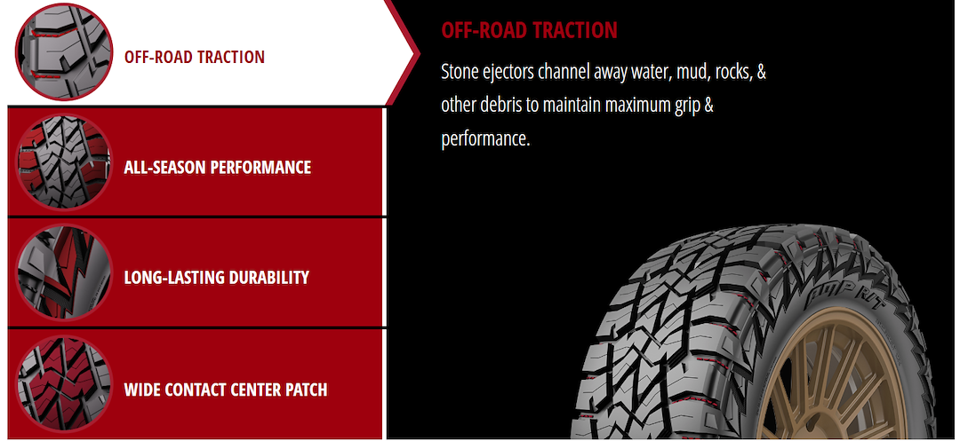 Wheel Group 35-125020AMP/RTF Tire