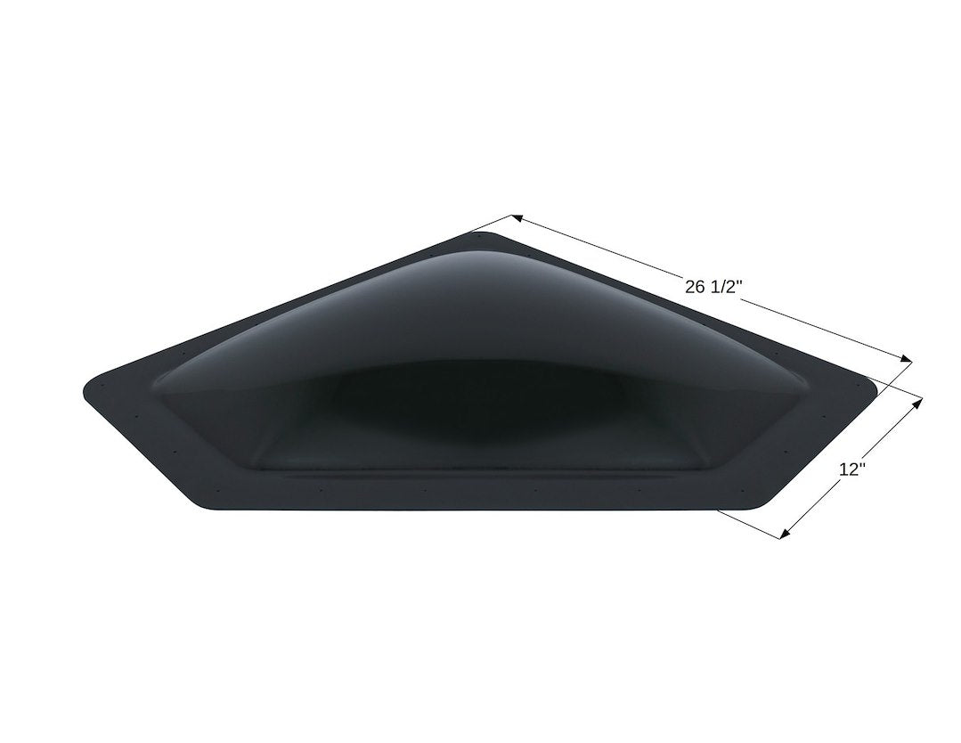 Icon 15354 Durable, Impact-Resistant Polycarbonate - Smoke Skylight NSL229 Dark