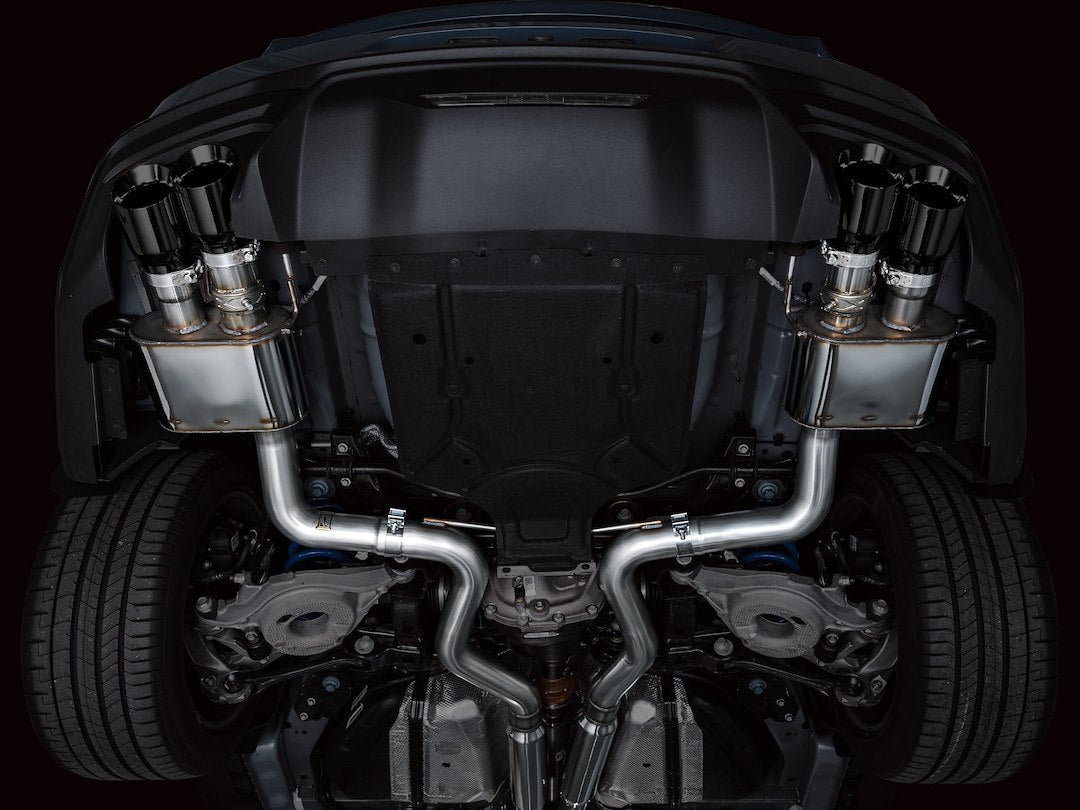 AWE Limited Lifetime Warranty Exhaust System Kit 3025-43650 - Switchpath S650 MU