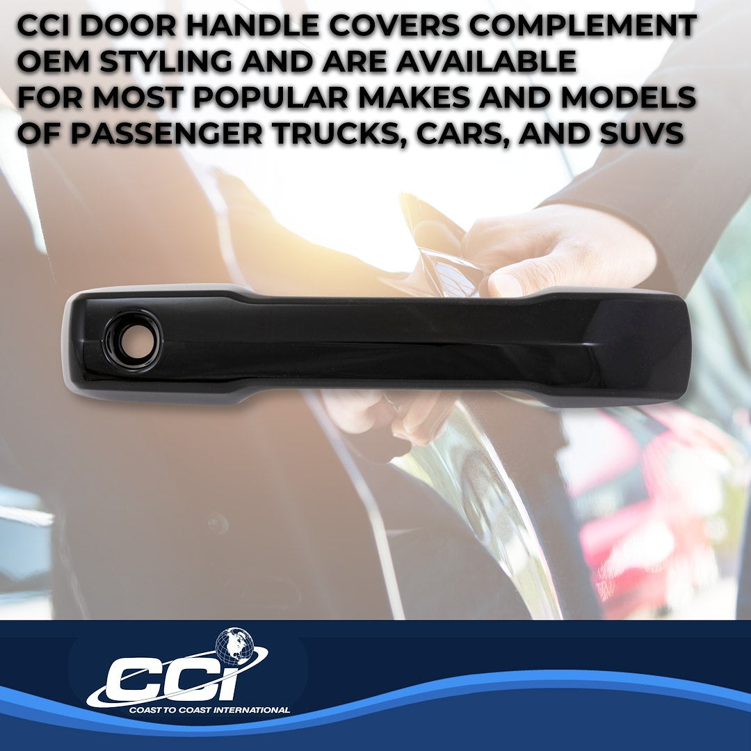 Coast2Coast Limited Lifetime Warranty Exterior Door Handle Cover DH68593BBK - Black DH 22-25 Tundra 4DR GL WO Pskh