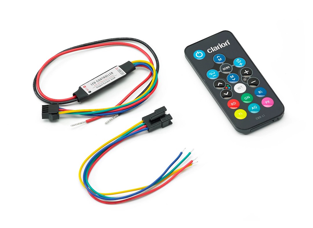 Clarion Engineered To High Standards Speaker Light Controller 010-13578-00 - Marine Rgb Controller Remote