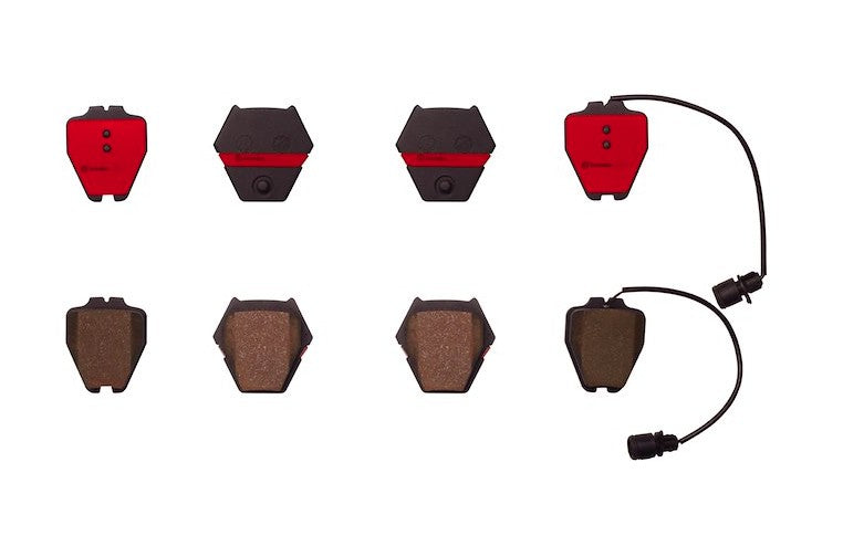 Brembo Premium Low-Met OE Equivalent Pad Brake Pad P85054N - Disc Set