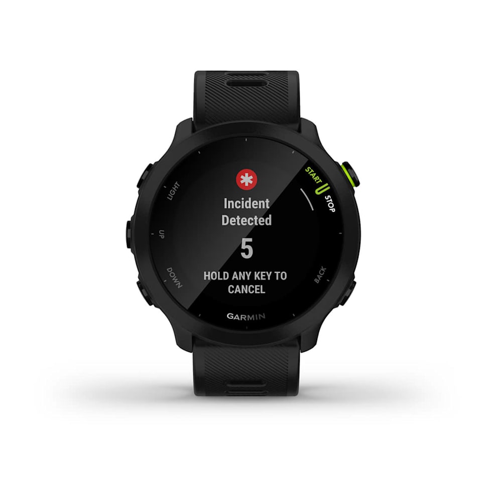 Garmin Elec. Lightweight And Comfortable GPS Watch 010-02562-00 - Black Forerunner 55
