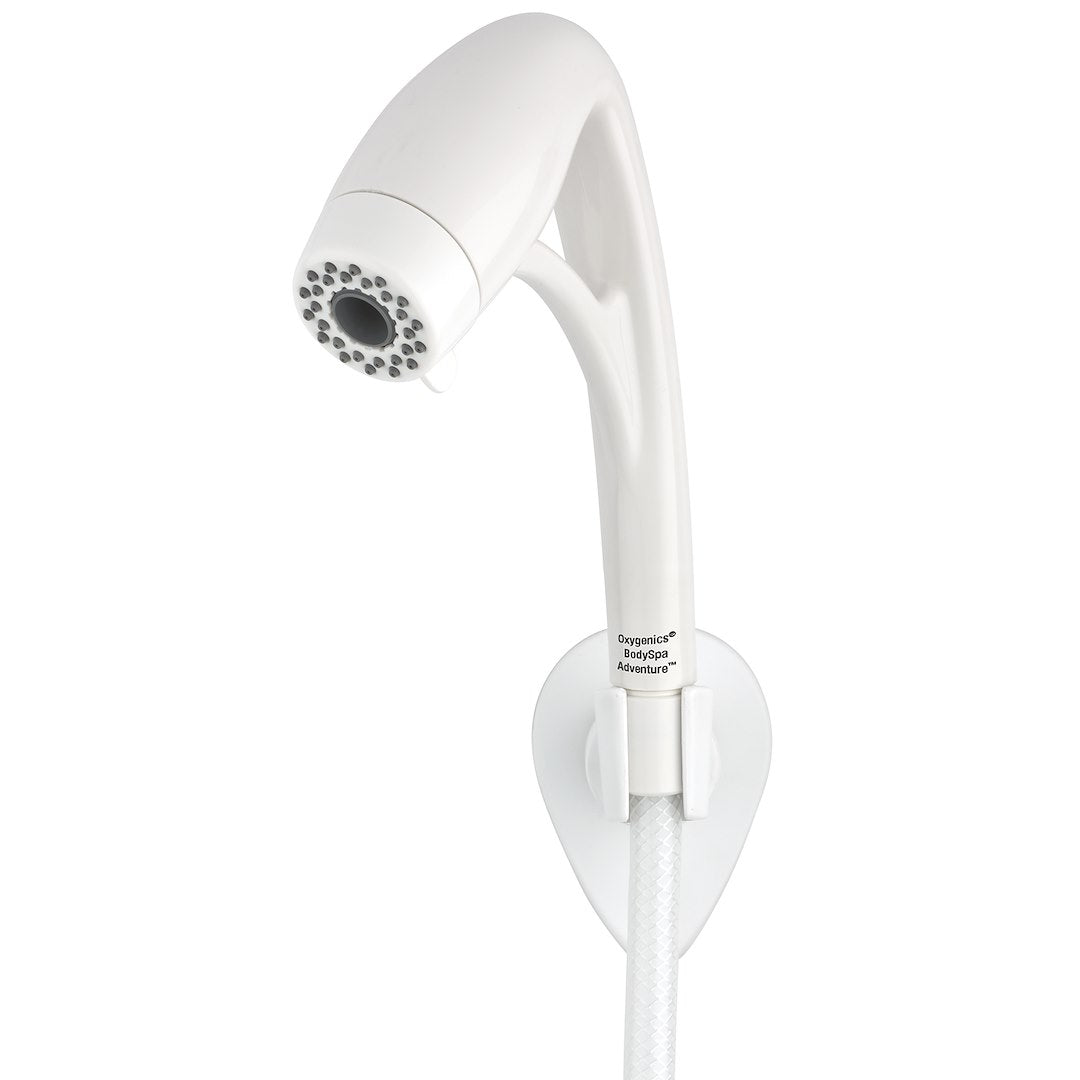 ETL Limited Lifetime Warranty Shower Head 25788 - White Bodyspa Adventure RV 1.8
