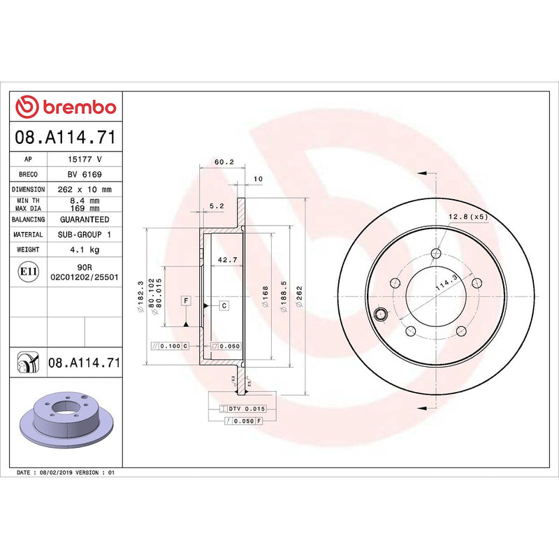 Brembo Components Not Hazardous To Health Brake Kit KT00970