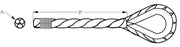 SEA DOG No Supplier Warranty Anchor Rode 301110100WH-1 - Twisted Nylon Line